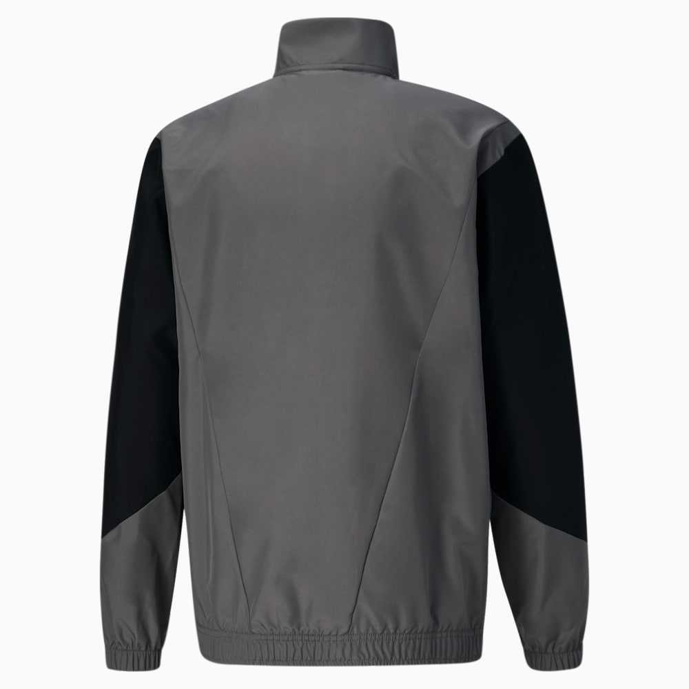 Puma x FIRST MILE Woven Full-Zip Running Jacket - CASTLEROCK-Black