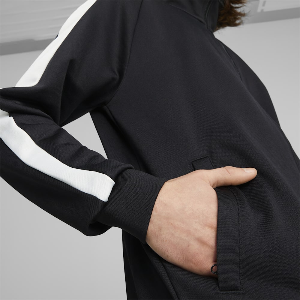 Puma Iconic T7 Track Jacket Big And Tall - Black-white