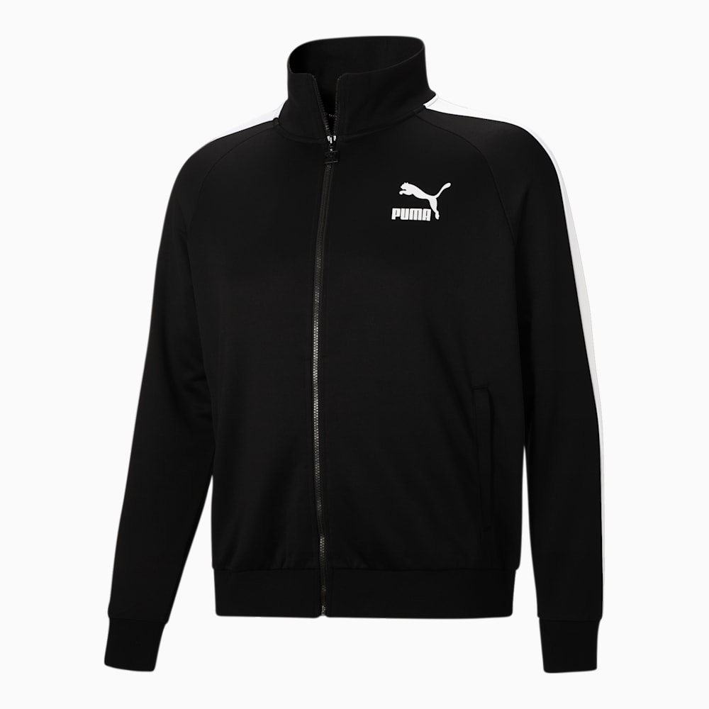 Puma Iconic T7 Track Jacket Big And Tall - Black-white