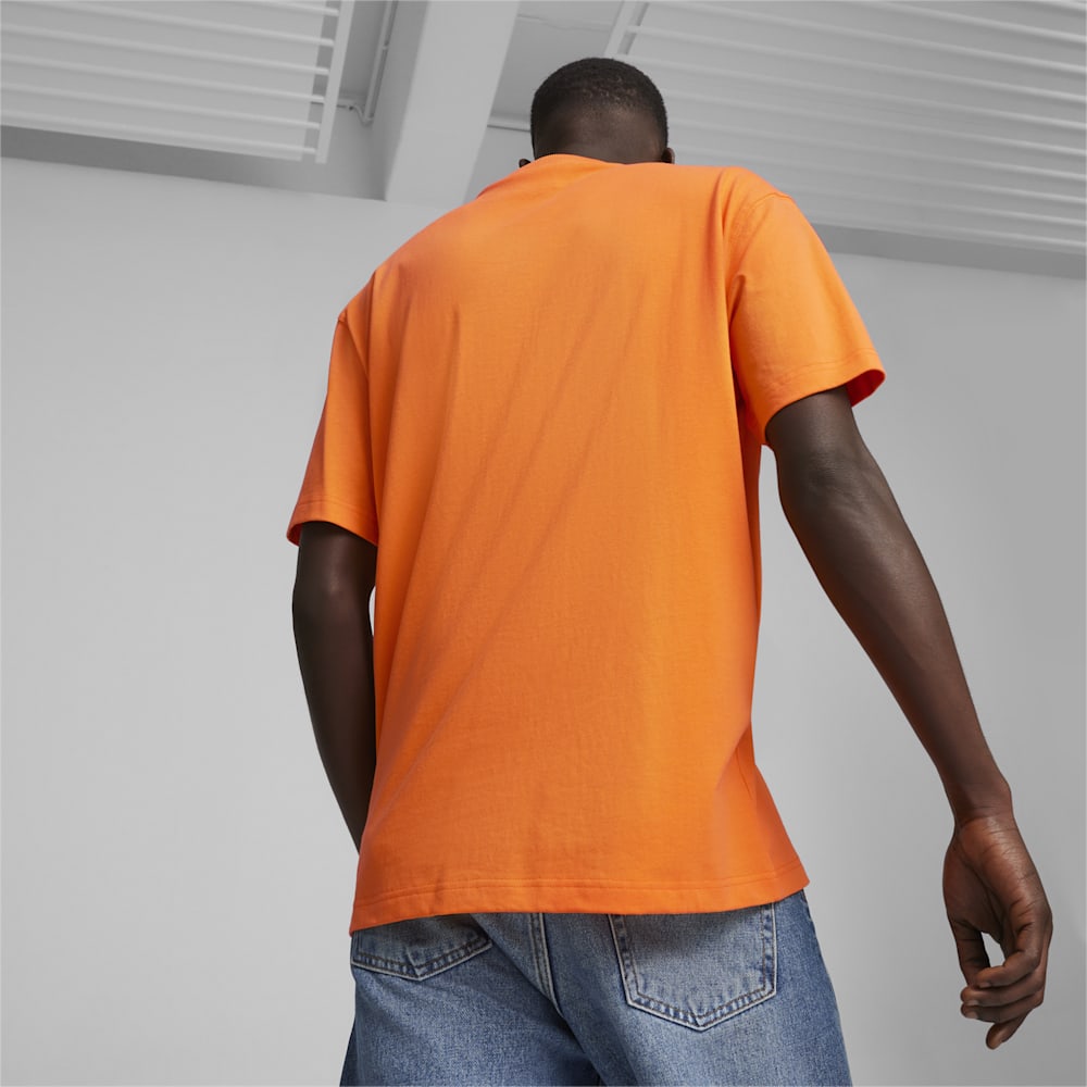 Puma DOWNTOWN 180 Graphic Tee - Rickie Orange