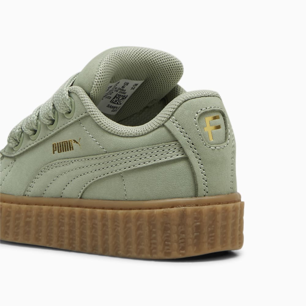 FENTY x PUMA Creeper Phatty Earth Tone Toddlers\' Sneakers - Green Fog-PUMA Gold-Gum