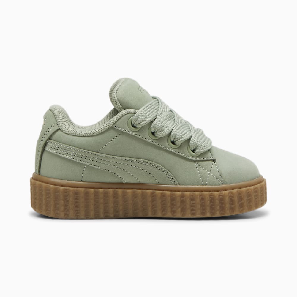 FENTY x PUMA Creeper Phatty Earth Tone Toddlers\' Sneakers - Green Fog-PUMA Gold-Gum