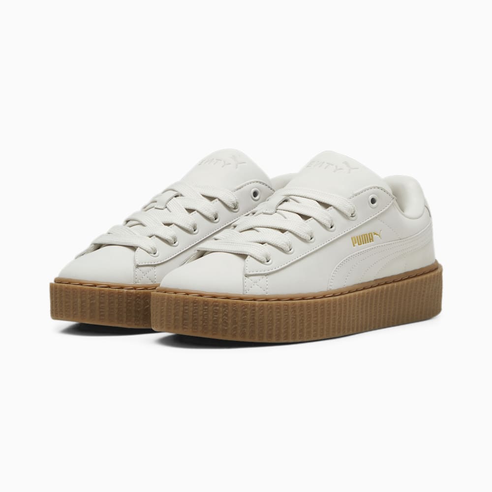 FENTY x PUMA Creeper Phatty Earth Tone Men\'s Sneakers - Warm White-PUMA Gold-Gum