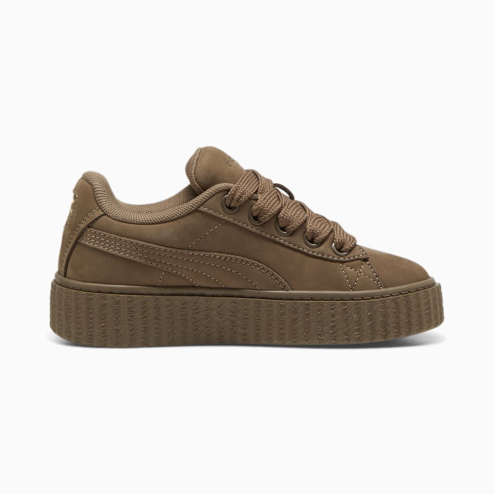 FENTY x PUMA Creeper Phatty Earth Tone Little Kids\' Sneakers - Totally Taupe-PUMA Gold-Warm White