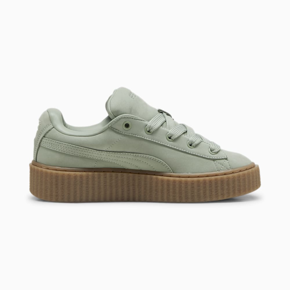 FENTY x PUMA Creeper Phatty Earth Tone Women\'s Sneakers - Green Fog-PUMA Gold-Gum