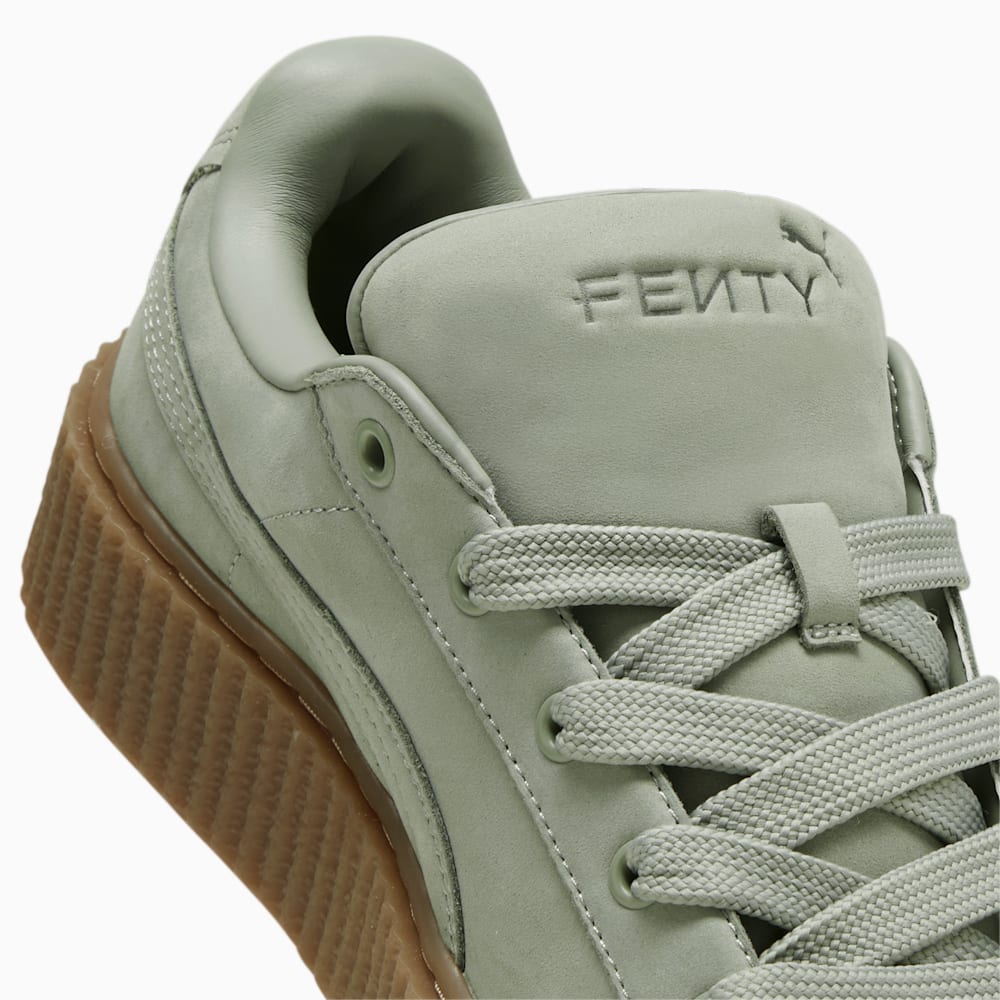 FENTY x PUMA Creeper Phatty Earth Tone Women\'s Sneakers - Green Fog-PUMA Gold-Gum