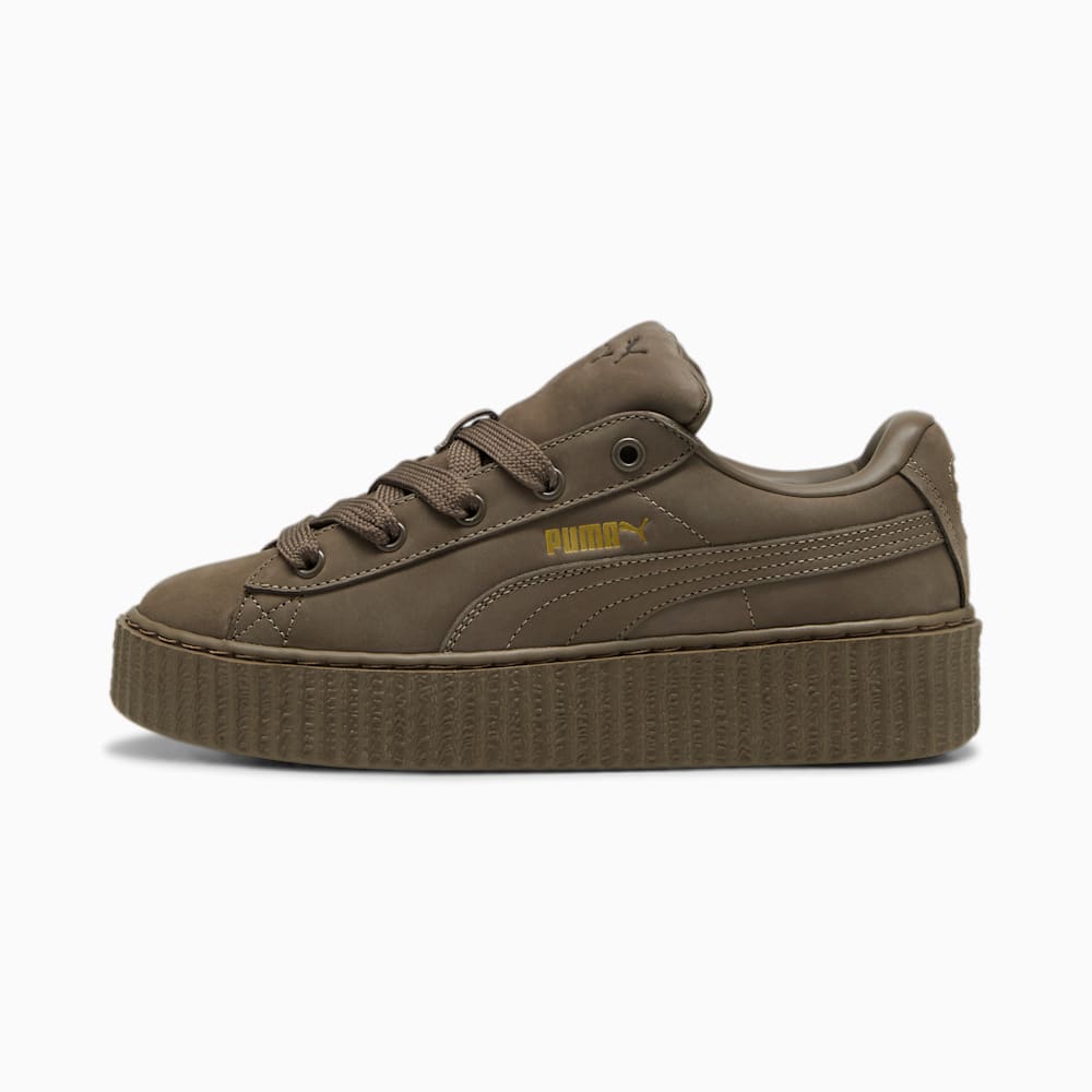 FENTY x PUMA Creeper Phatty Earth Tone Big Kids' Sneakers - Totally Taupe-PUMA Gold-Warm White