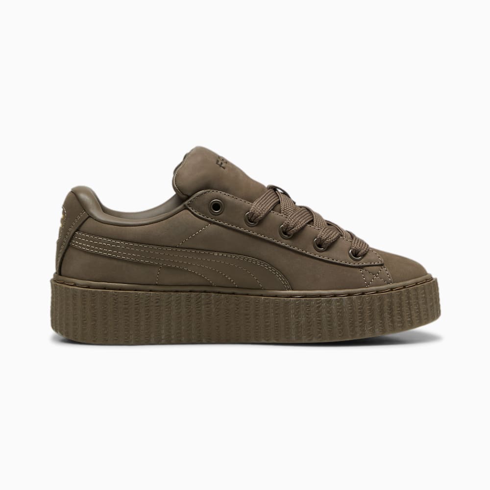 FENTY x PUMA Creeper Phatty Earth Tone Big Kids\' Sneakers - Totally Taupe-PUMA Gold-Warm White