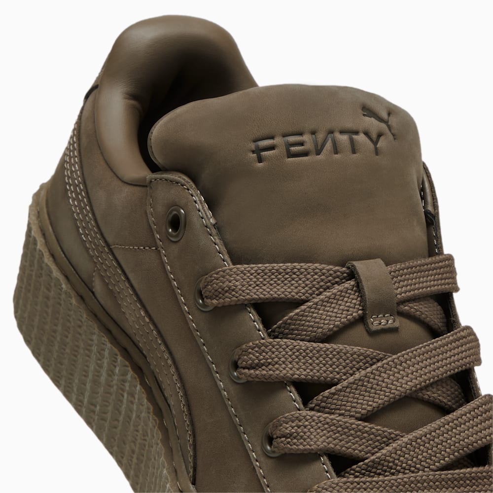 FENTY x PUMA Creeper Phatty Earth Tone Big Kids\' Sneakers - Totally Taupe-PUMA Gold-Warm White