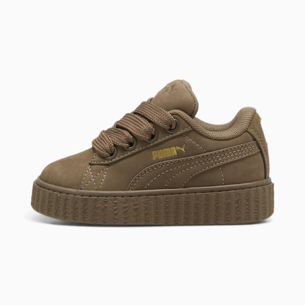 FENTY x PUMA Creeper Phatty Earth Tone Toddlers' Sneakers - Totally Taupe-PUMA Gold-Warm White