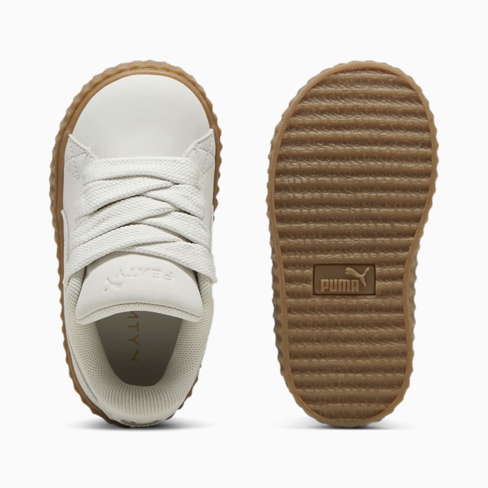 FENTY x PUMA Creeper Phatty Earth Tone Toddlers\' Sneakers - Warm White-PUMA Gold-Gum