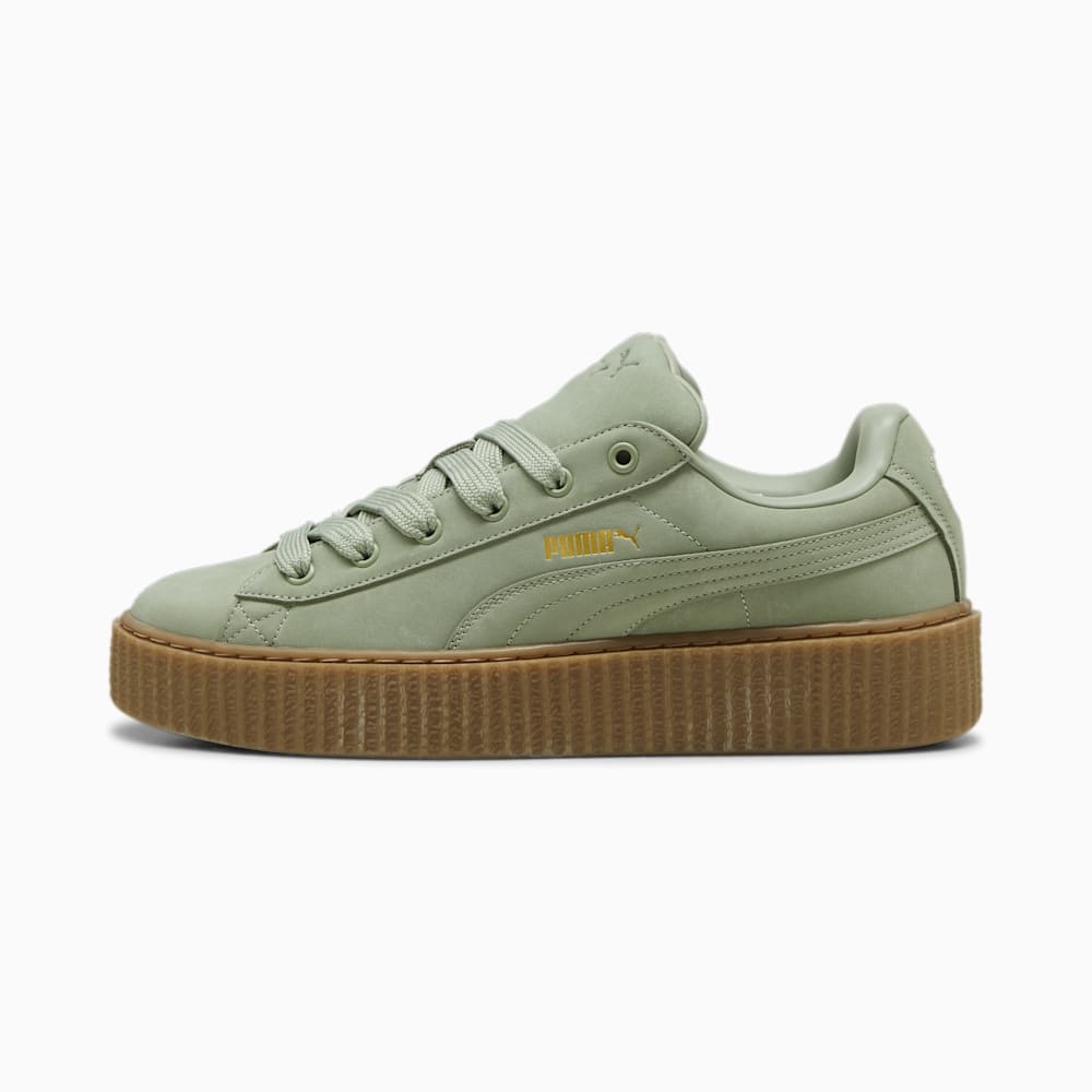 FENTY x PUMA Creeper Phatty Earth Tone Men's Sneakers - Green Fog-PUMA Gold-Gum