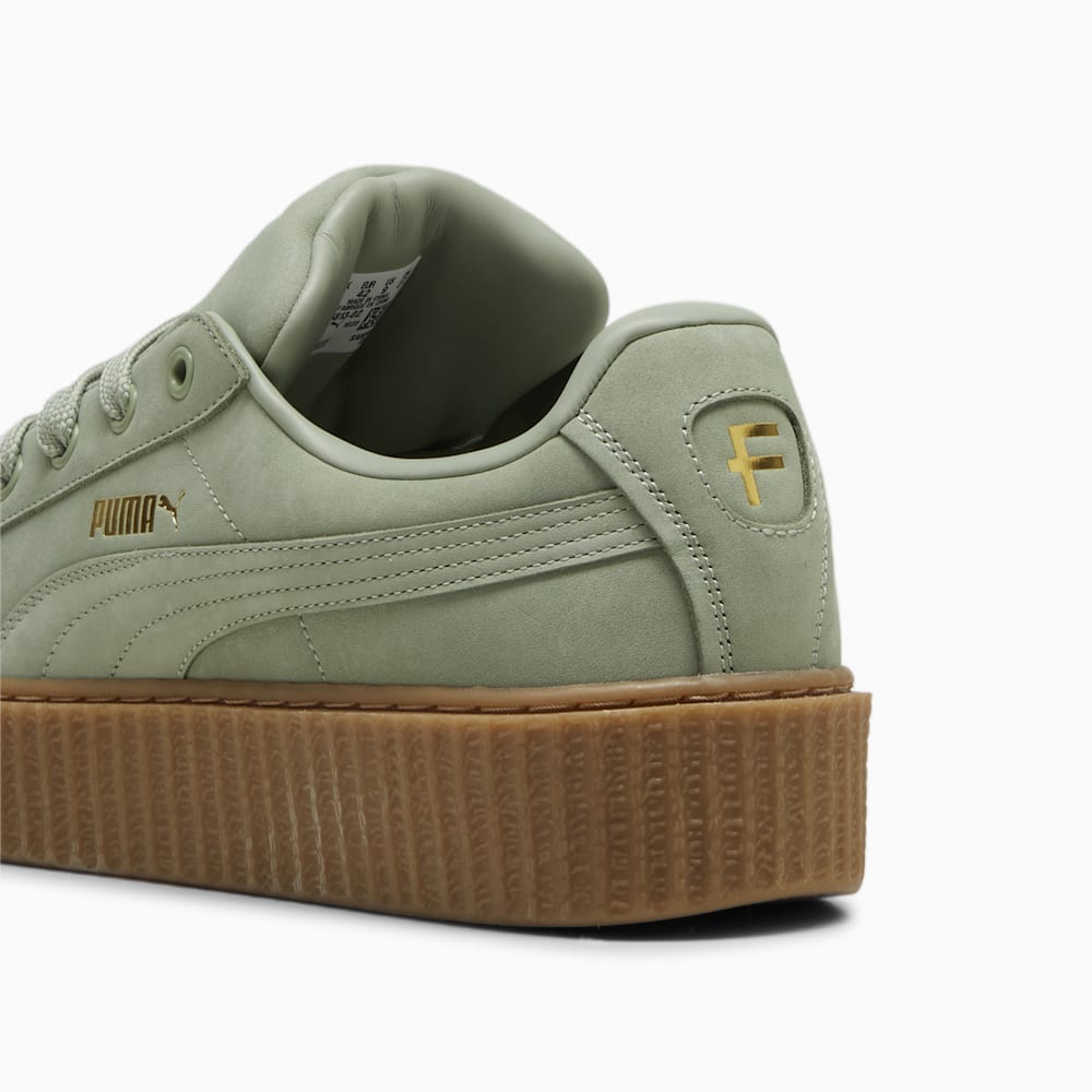 FENTY x PUMA Creeper Phatty Earth Tone Men\'s Sneakers - Green Fog-PUMA Gold-Gum