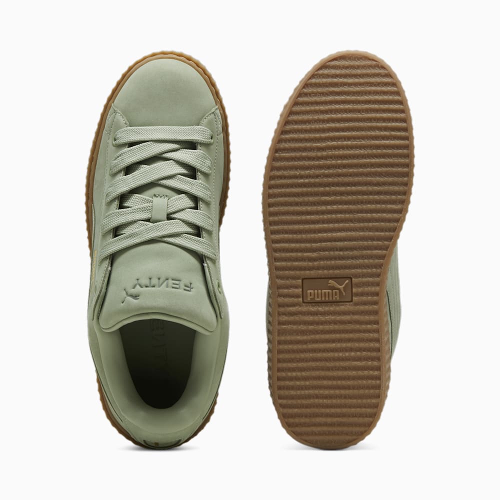 FENTY x PUMA Creeper Phatty Earth Tone Men\'s Sneakers - Green Fog-PUMA Gold-Gum