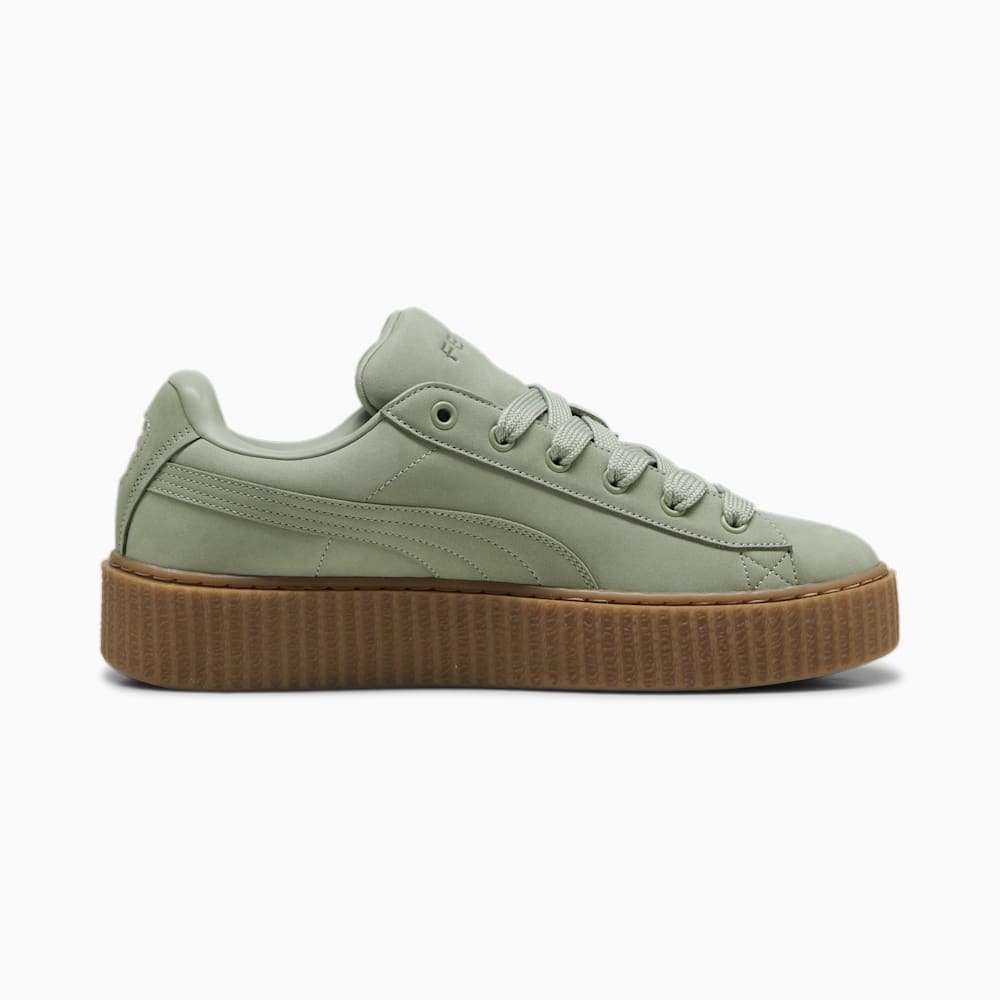 FENTY x PUMA Creeper Phatty Earth Tone Men\'s Sneakers - Green Fog-PUMA Gold-Gum