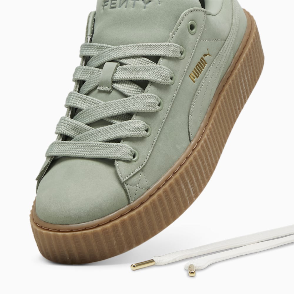 FENTY x PUMA Creeper Phatty Earth Tone Men\'s Sneakers - Green Fog-PUMA Gold-Gum