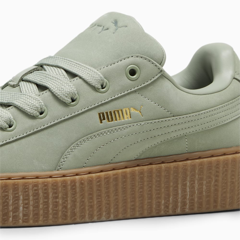 FENTY x PUMA Creeper Phatty Earth Tone Men\'s Sneakers - Green Fog-PUMA Gold-Gum