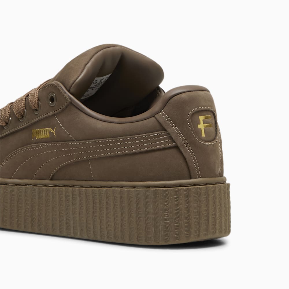 FENTY x PUMA Creeper Phatty Earth Tone Women\'s Sneakers - Totally Taupe-PUMA Gold-Warm White