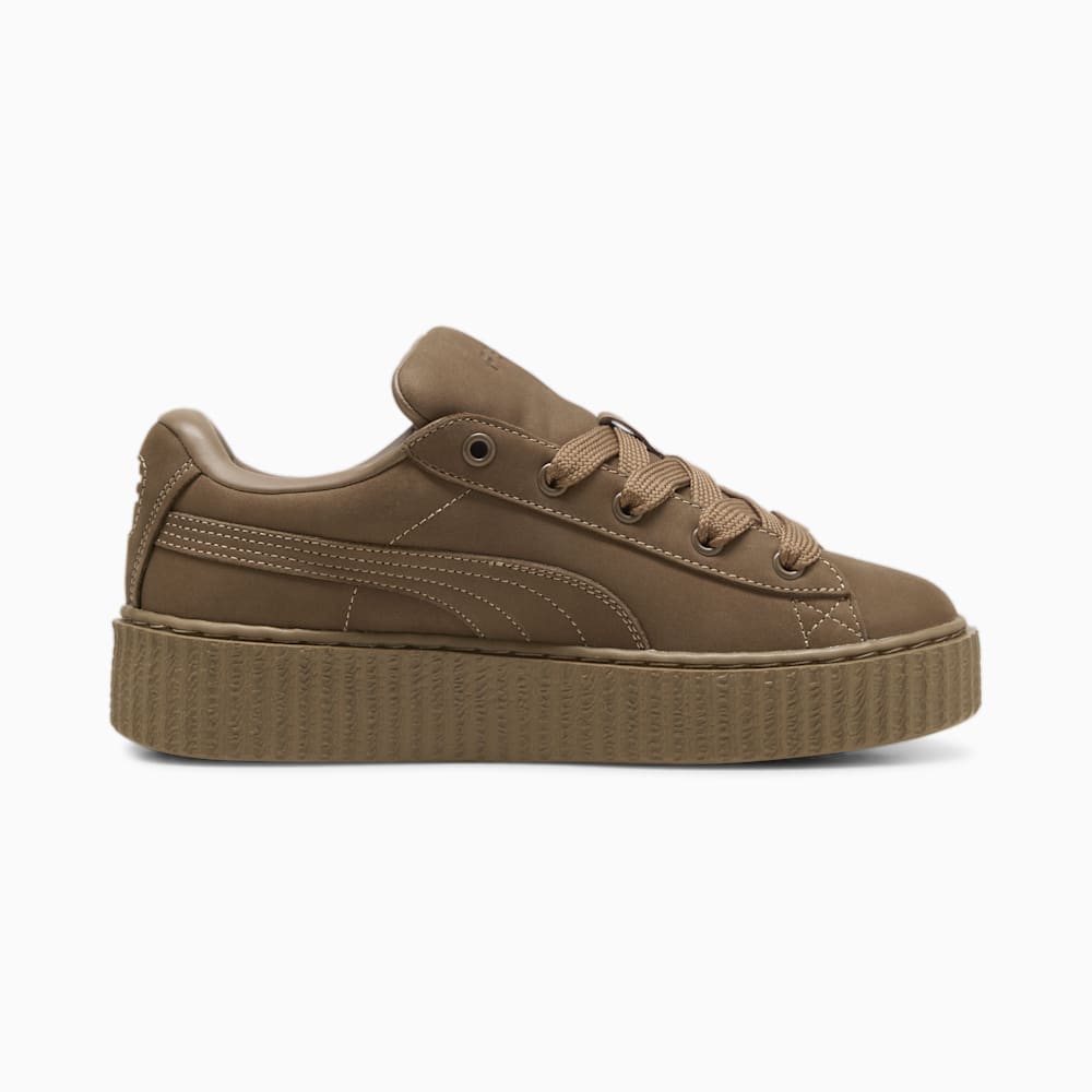 FENTY x PUMA Creeper Phatty Earth Tone Women\'s Sneakers - Totally Taupe-PUMA Gold-Warm White