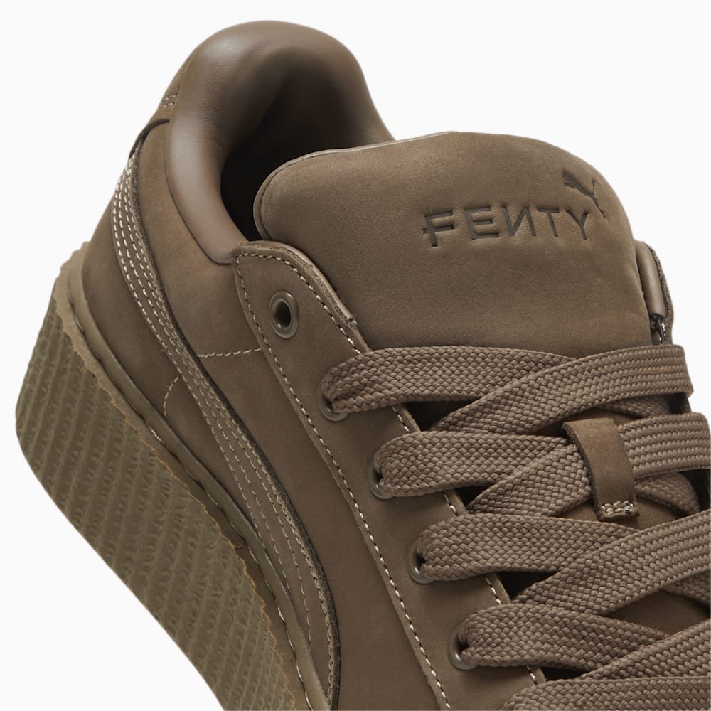 FENTY x PUMA Creeper Phatty Earth Tone Women\'s Sneakers - Totally Taupe-PUMA Gold-Warm White