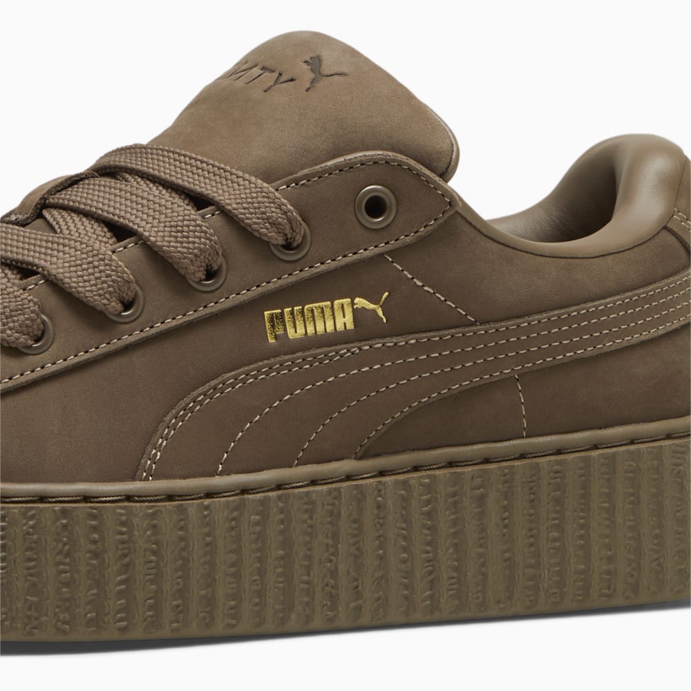 FENTY x PUMA Creeper Phatty Earth Tone Women\'s Sneakers - Totally Taupe-PUMA Gold-Warm White