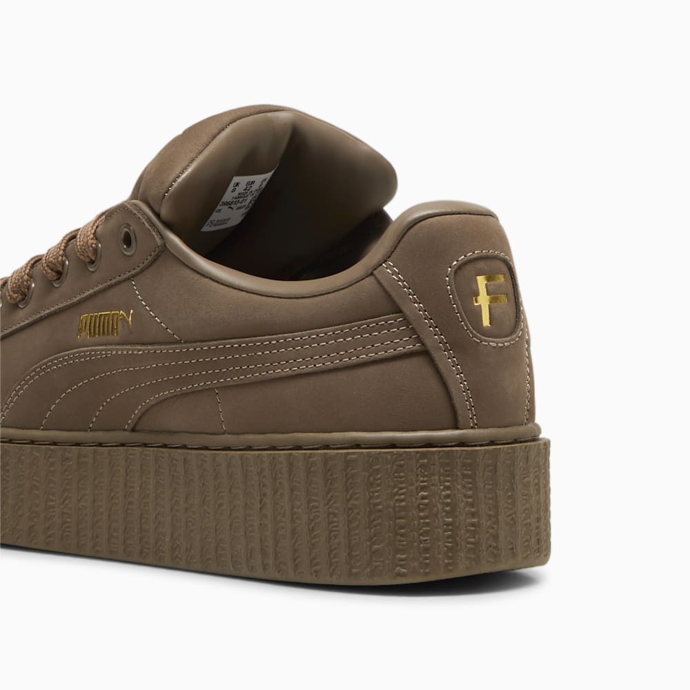 FENTY x PUMA Creeper Phatty Earth Tone Men\'s Sneakers - Totally Taupe-PUMA Gold-Warm White