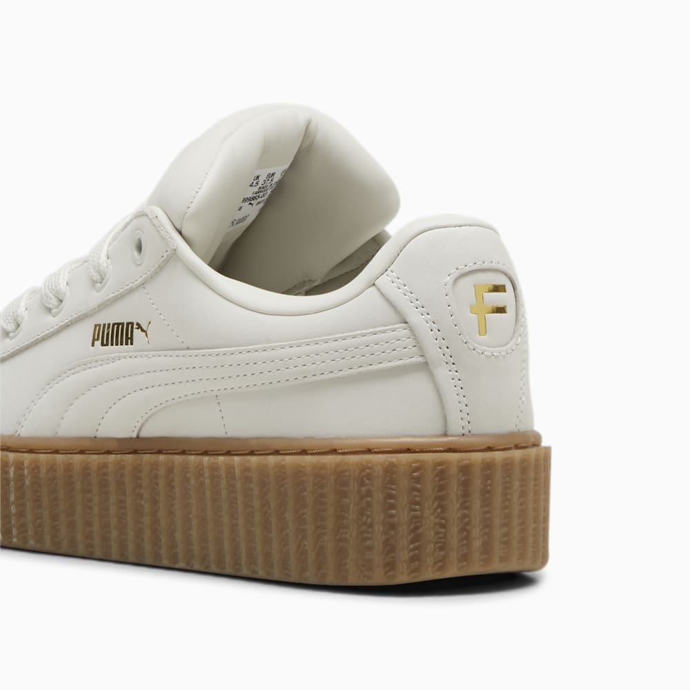 FENTY x PUMA Creeper Phatty Earth Tone Women\'s Sneakers - Warm White-PUMA Gold-Gum