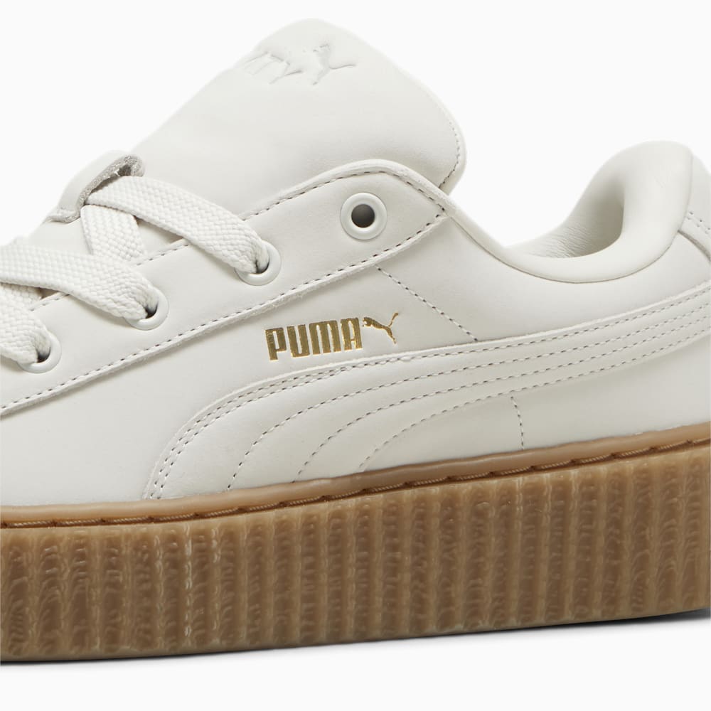 FENTY x PUMA Creeper Phatty Earth Tone Women\'s Sneakers - Warm White-PUMA Gold-Gum