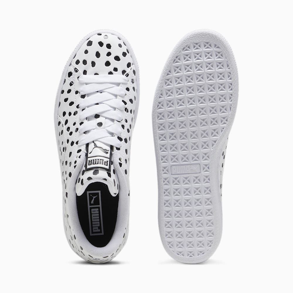 Puma Basket Dalmatian Sneakers - White-Black