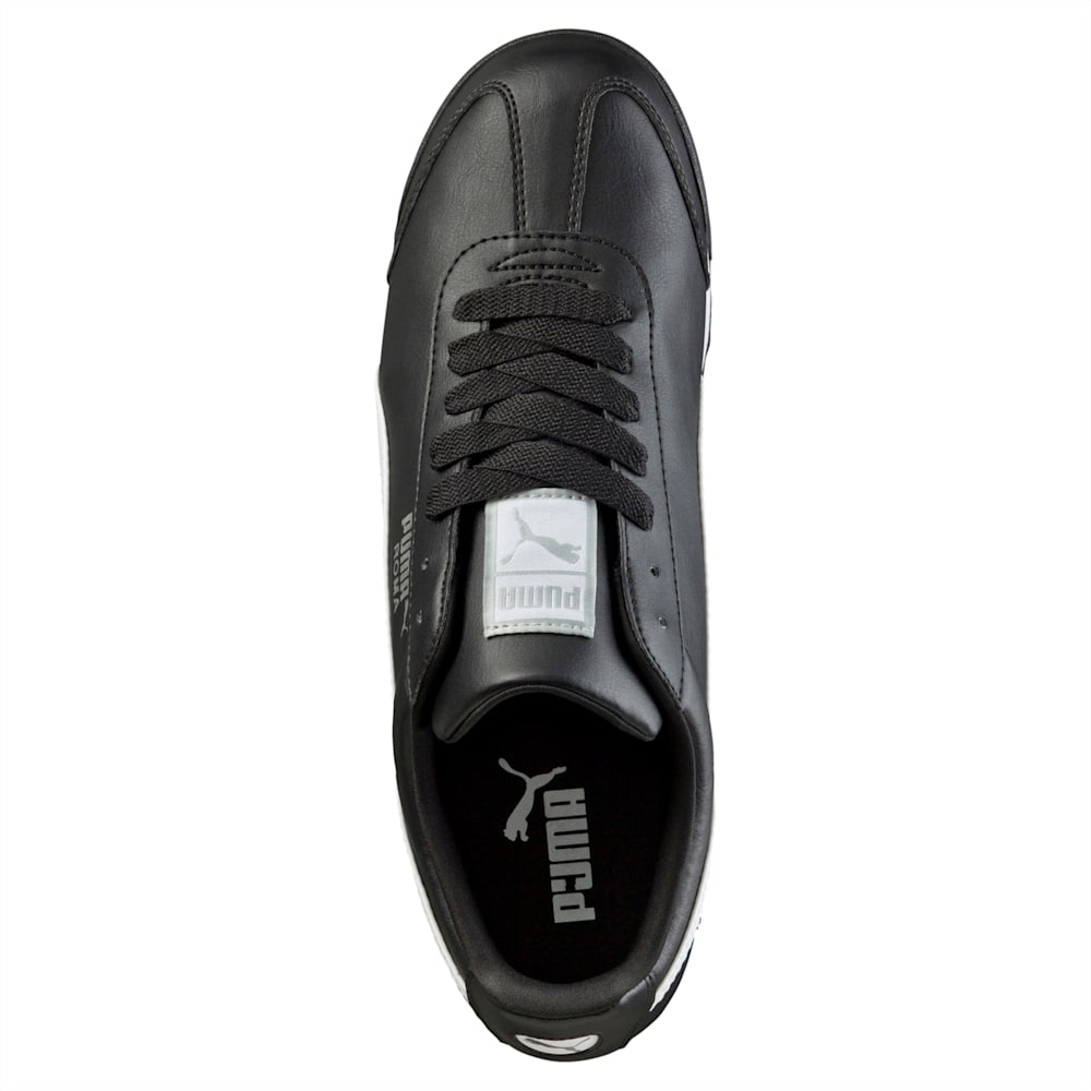 Puma Roma Basic Sneakers Big Kids - black-white-silver