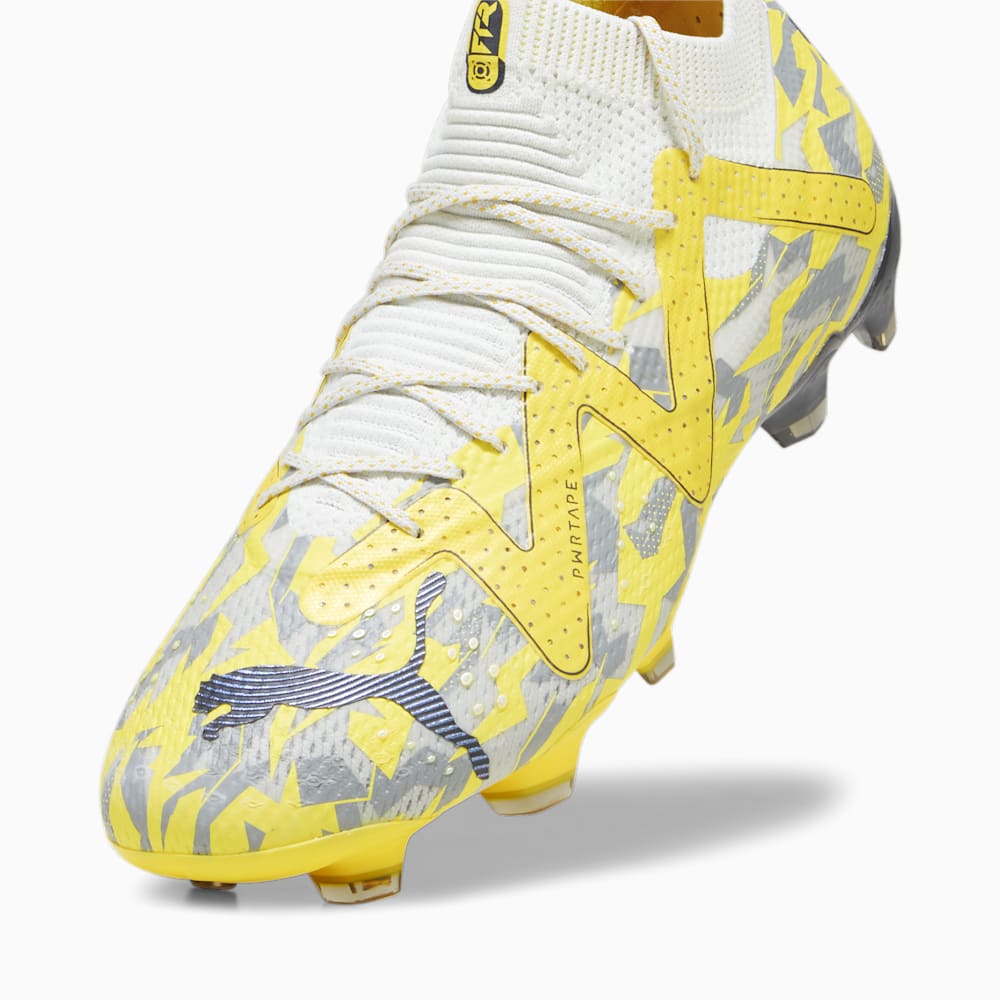 Puma FUTURE ULTIMATE FG/AG Soccer Cleats - Sedate Gray-Asphalt-Yellow Blaze