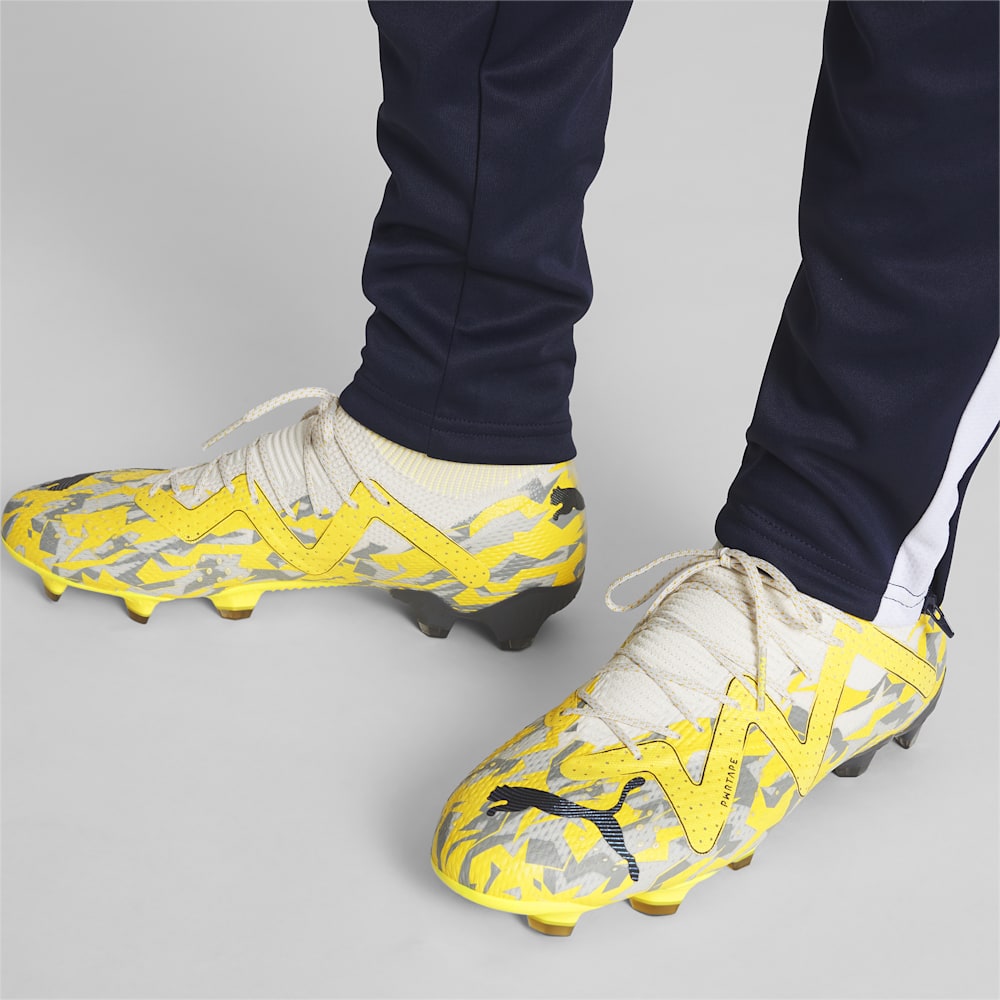 Puma FUTURE ULTIMATE FG/AG Soccer Cleats - Sedate Gray-Asphalt-Yellow Blaze