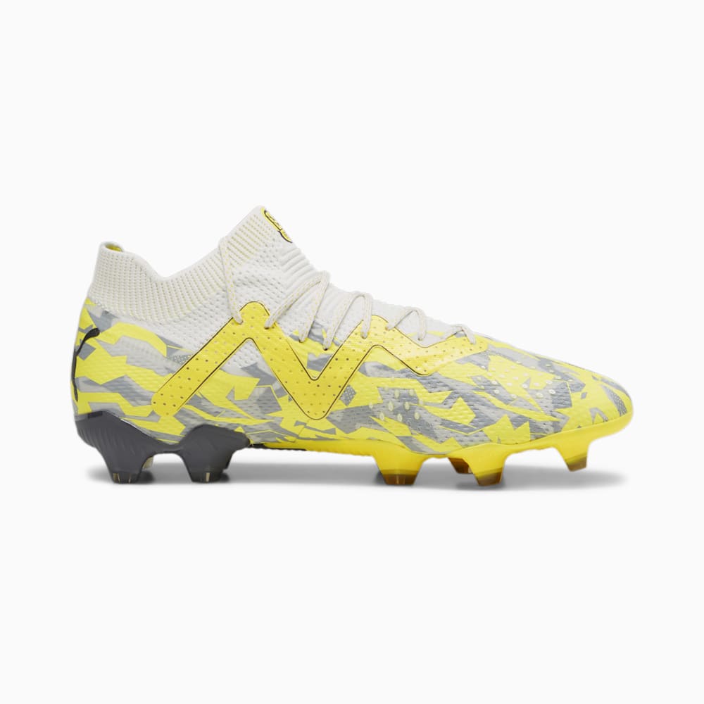 Puma FUTURE ULTIMATE FG/AG Soccer Cleats - Sedate Gray-Asphalt-Yellow Blaze