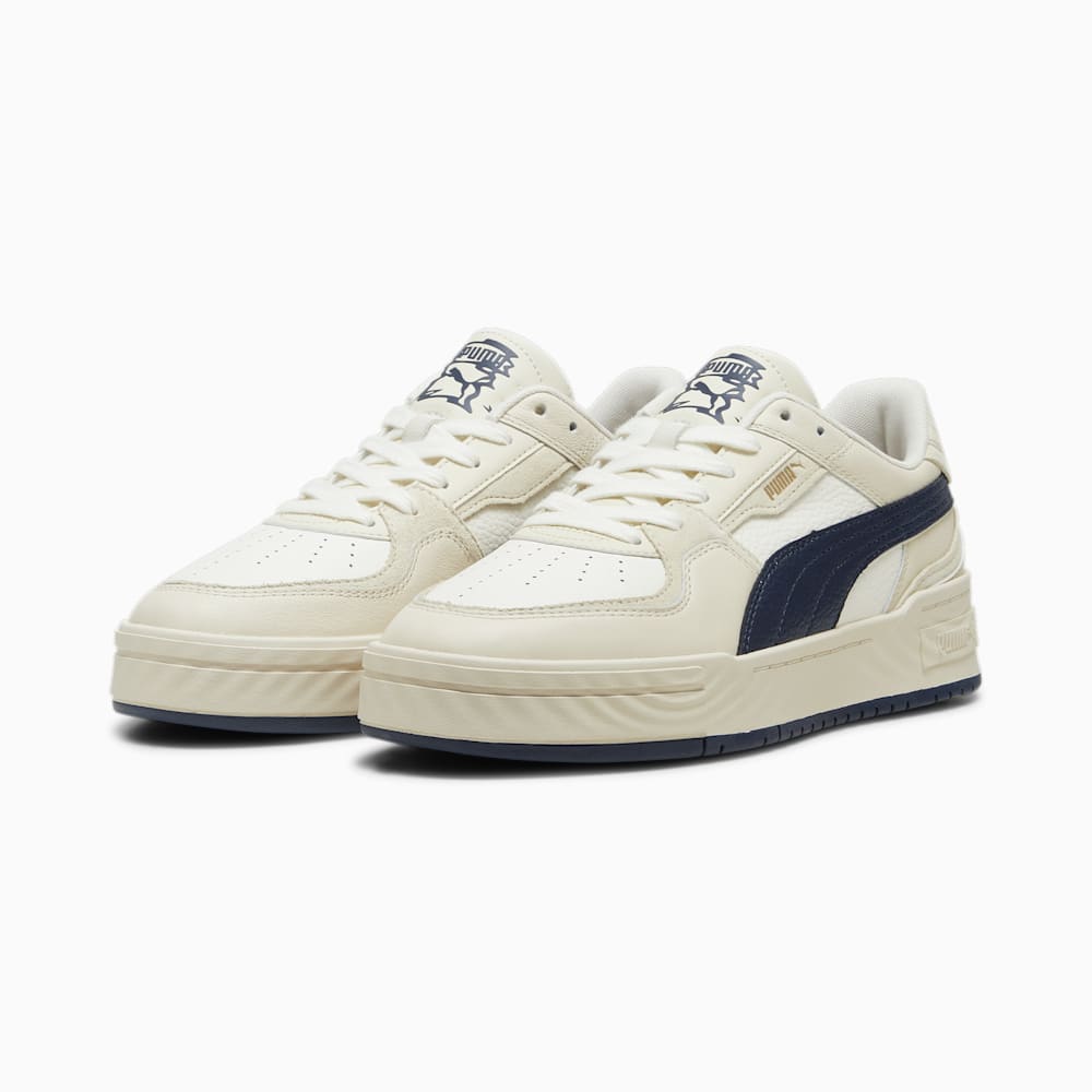 Puma CA Pro Ripple Earth Sneakers - Warm White-Club Navy