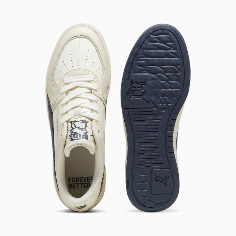 Puma CA Pro Ripple Earth Sneakers - Warm White-Club Navy