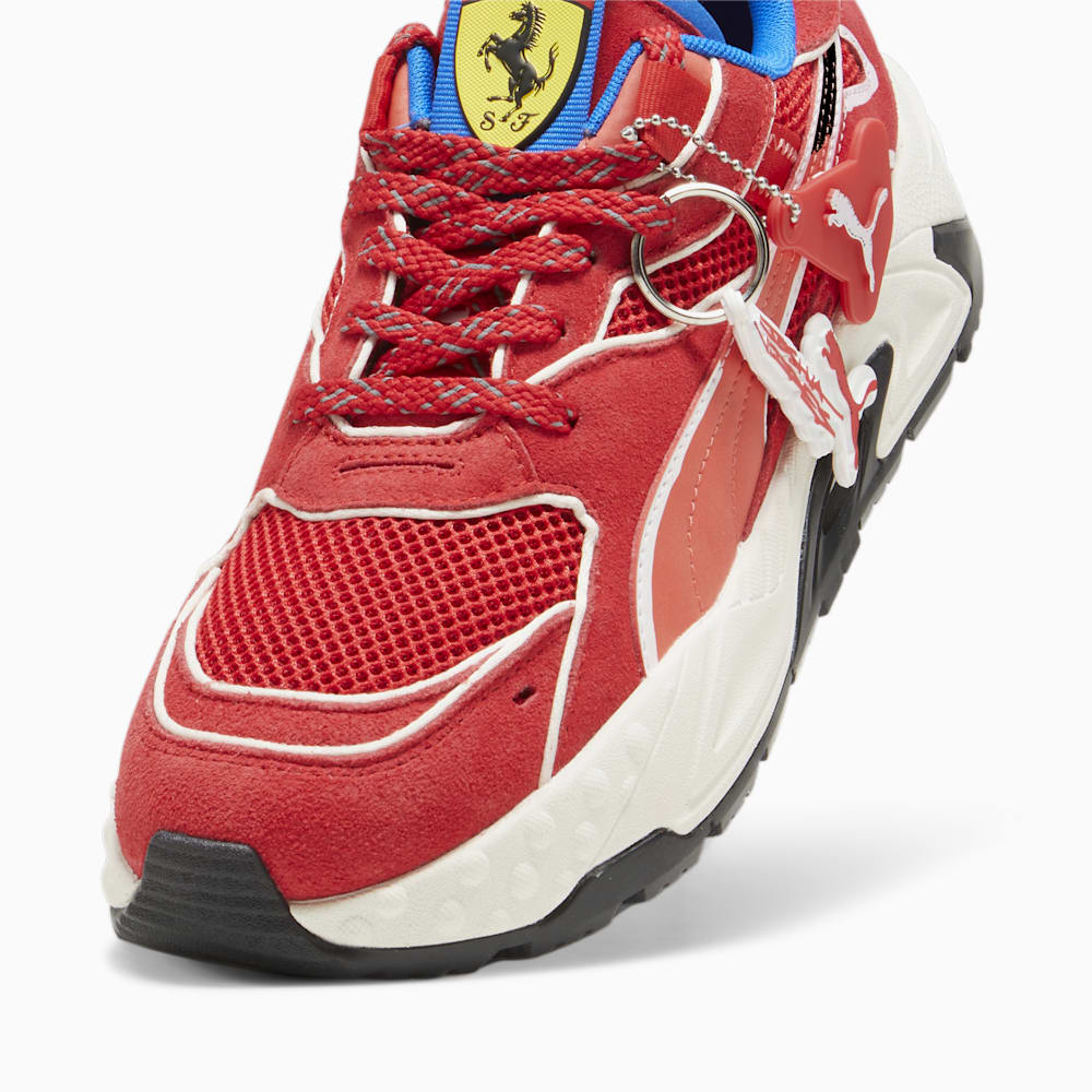 Puma SCUDERIA FERRARI x JOSHUA VIDES RS Trck Sneakers - Rosso Corsa-Frosted Ivory