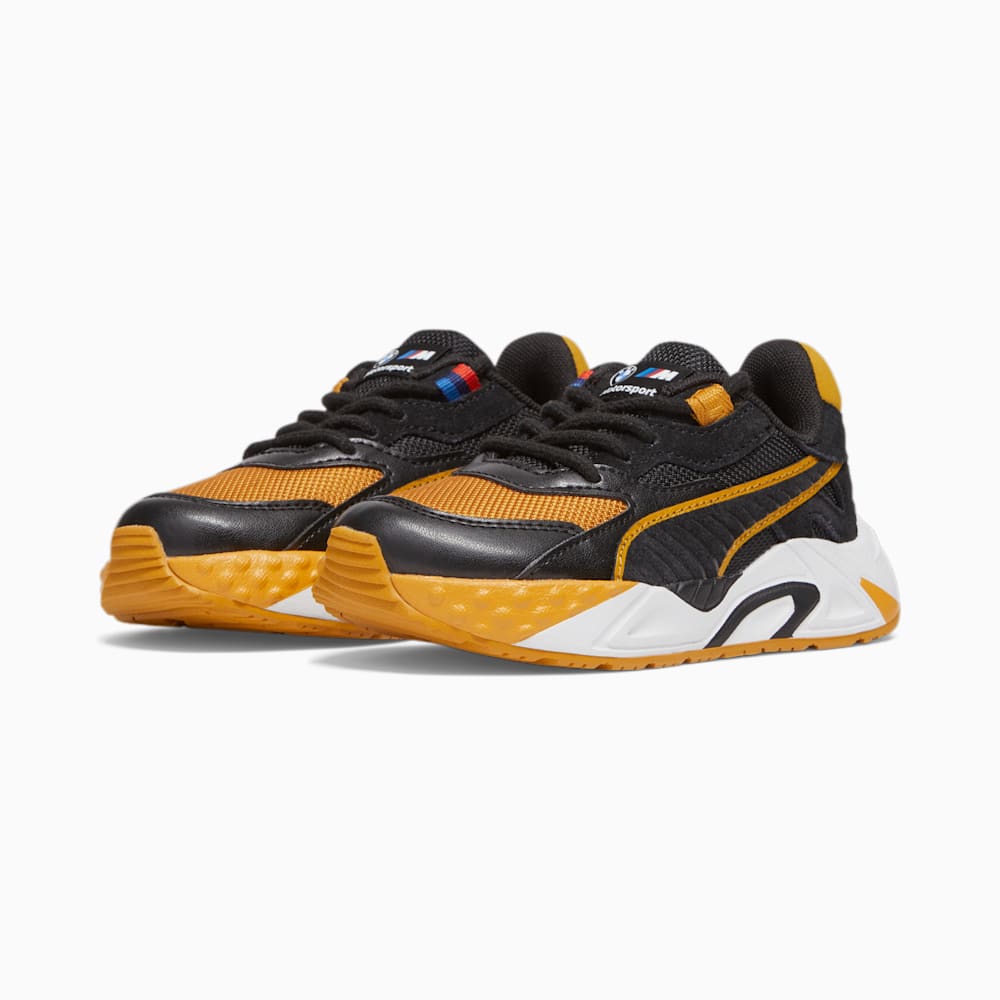 Puma BMW M Motorsport RS-Trck Little Kids Sneakers - Black-Amber