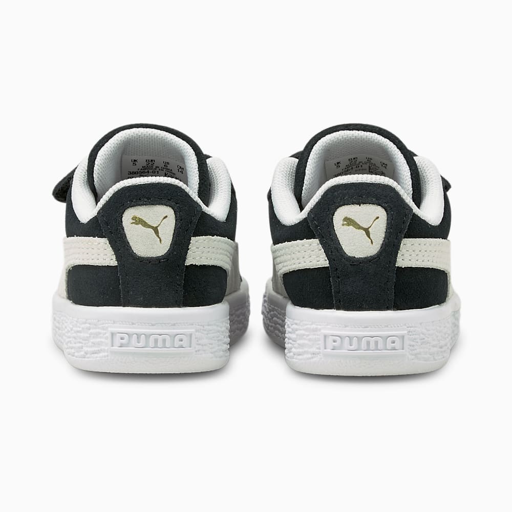 Puma Suede Classic XXI AC Toddler Shoes - Black-White