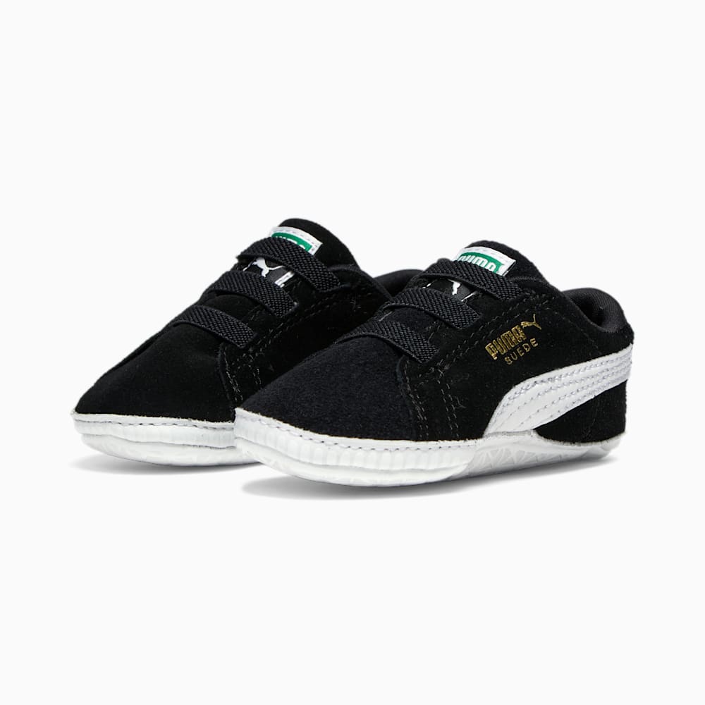 Puma Suede Classic Crib Toddlers' Shoes - Black-White