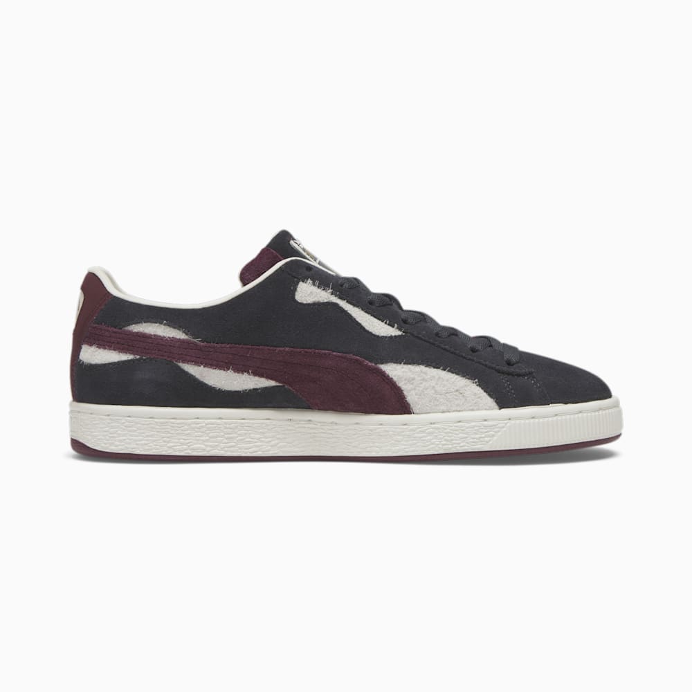 Puma Suede Camowave We Are Legends Deeply Rooted Sneakers - Strong Gray-Warm White-Aubergine