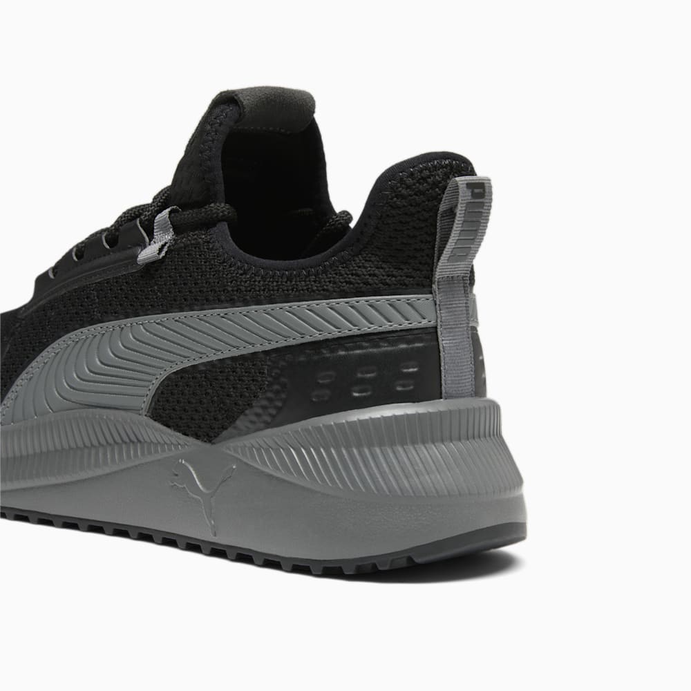 Puma Pacer Street Wide Sneakers - Black-Cool Dark Gray