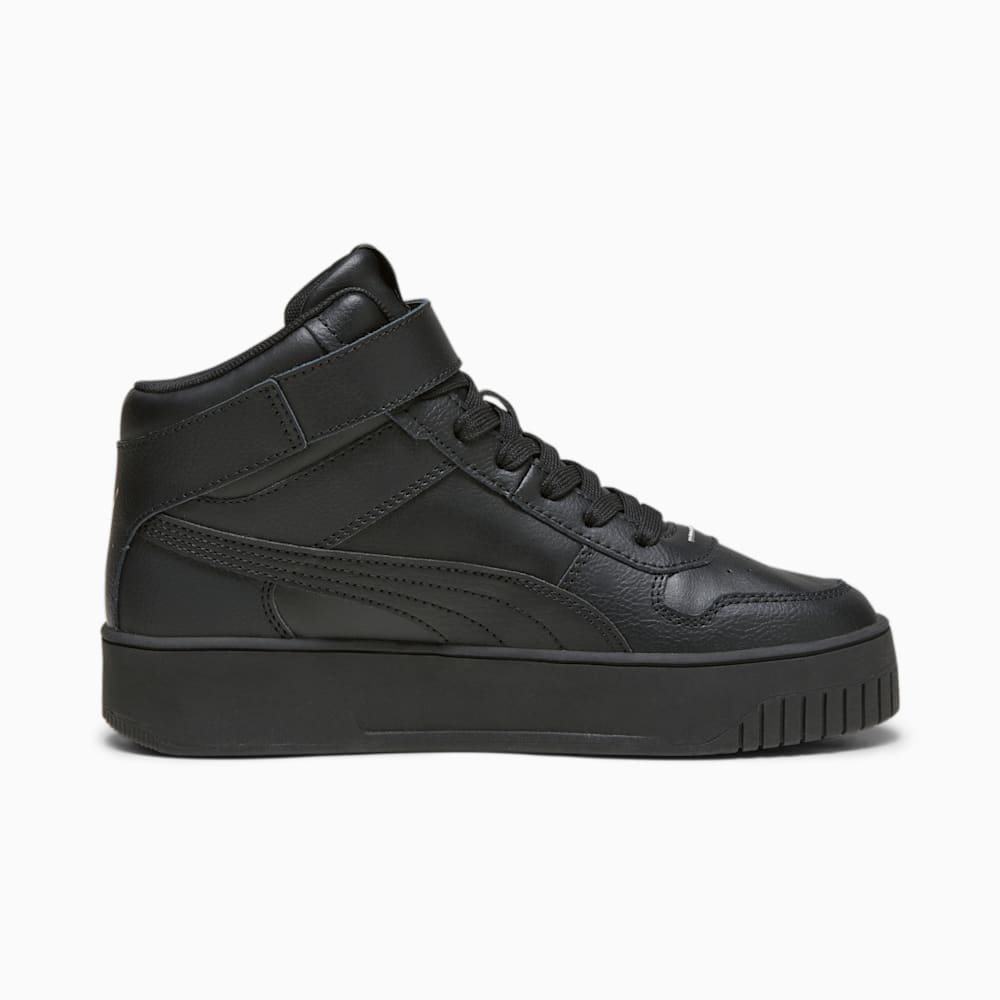 Puma Carina Street Mid Sneakers - Black-Black-Rose Gold