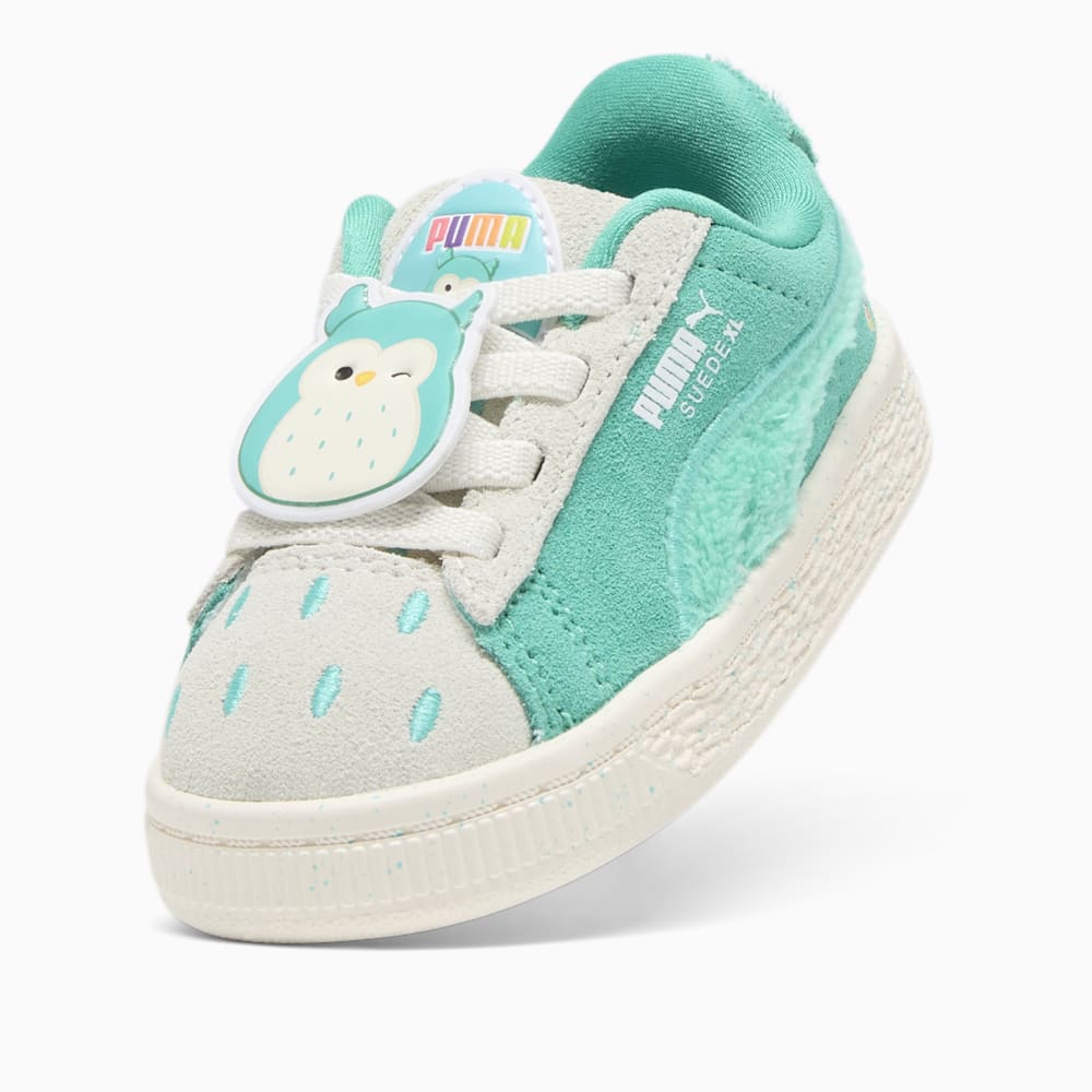 Puma PUMA x SQUISHMALLOWS Suede XL Winston Toddlers' Sneakers - Warm White-Alpine Snow-Elektro Pool