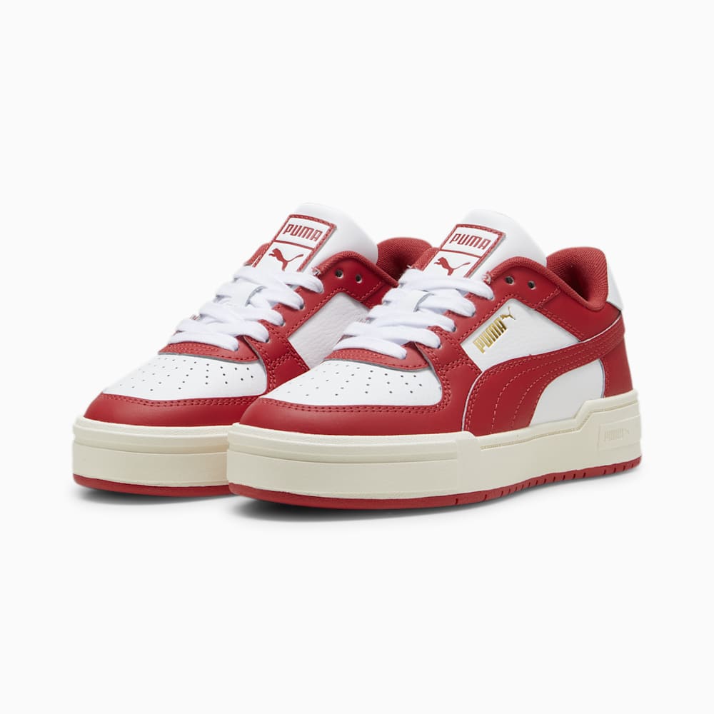 Puma CA Pro Classic Big Kids Sneakers - White-Club Red