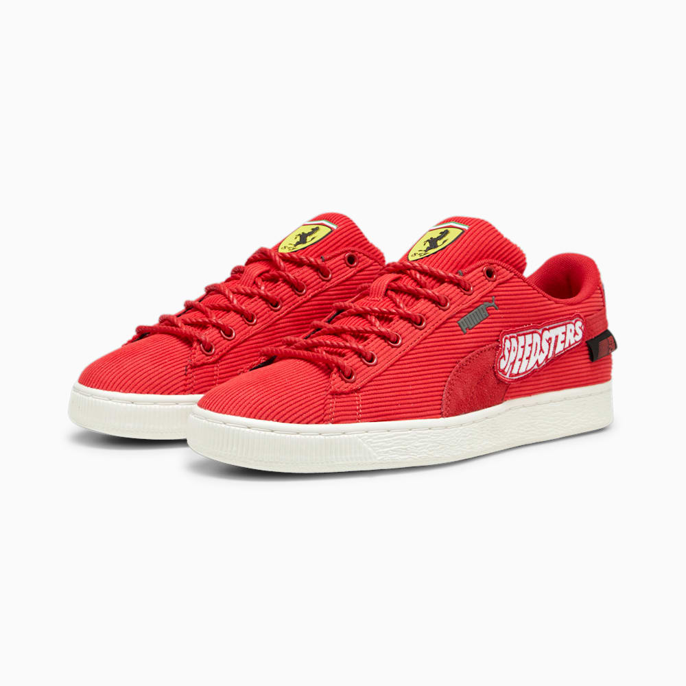 Puma Scuderia Ferrari Clyde Garage Crews Sneakers - Rosso Corsa-Warm White