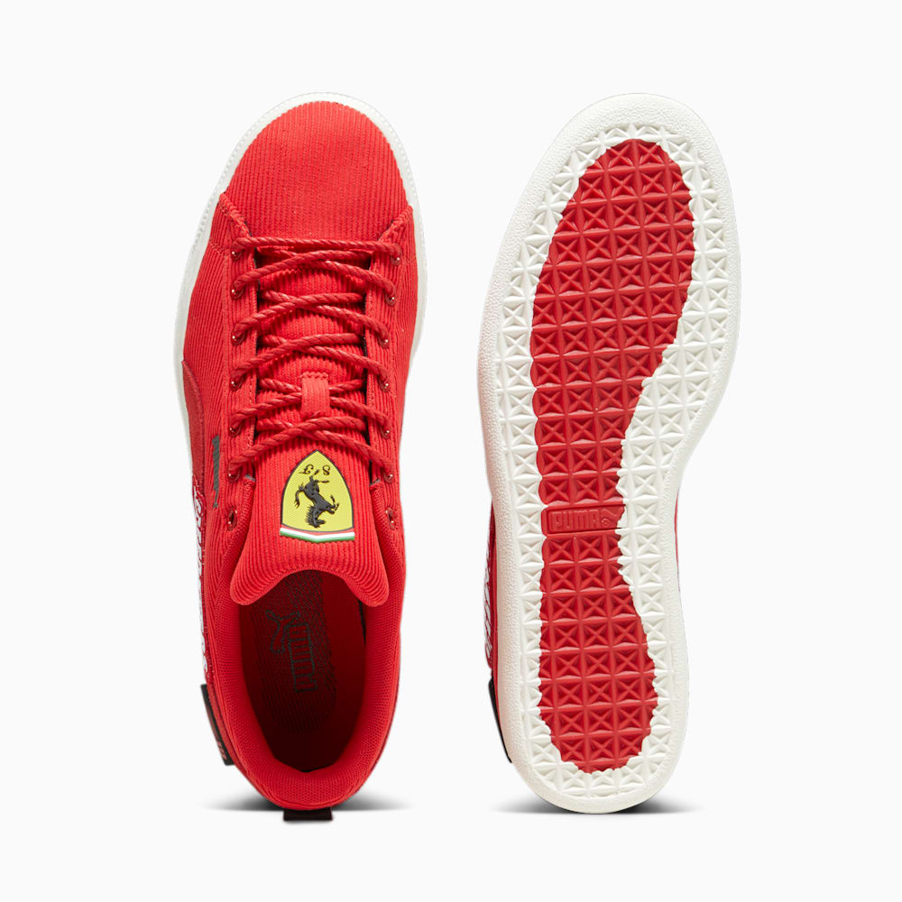 Puma Scuderia Ferrari Clyde Garage Crews Sneakers - Rosso Corsa-Warm White