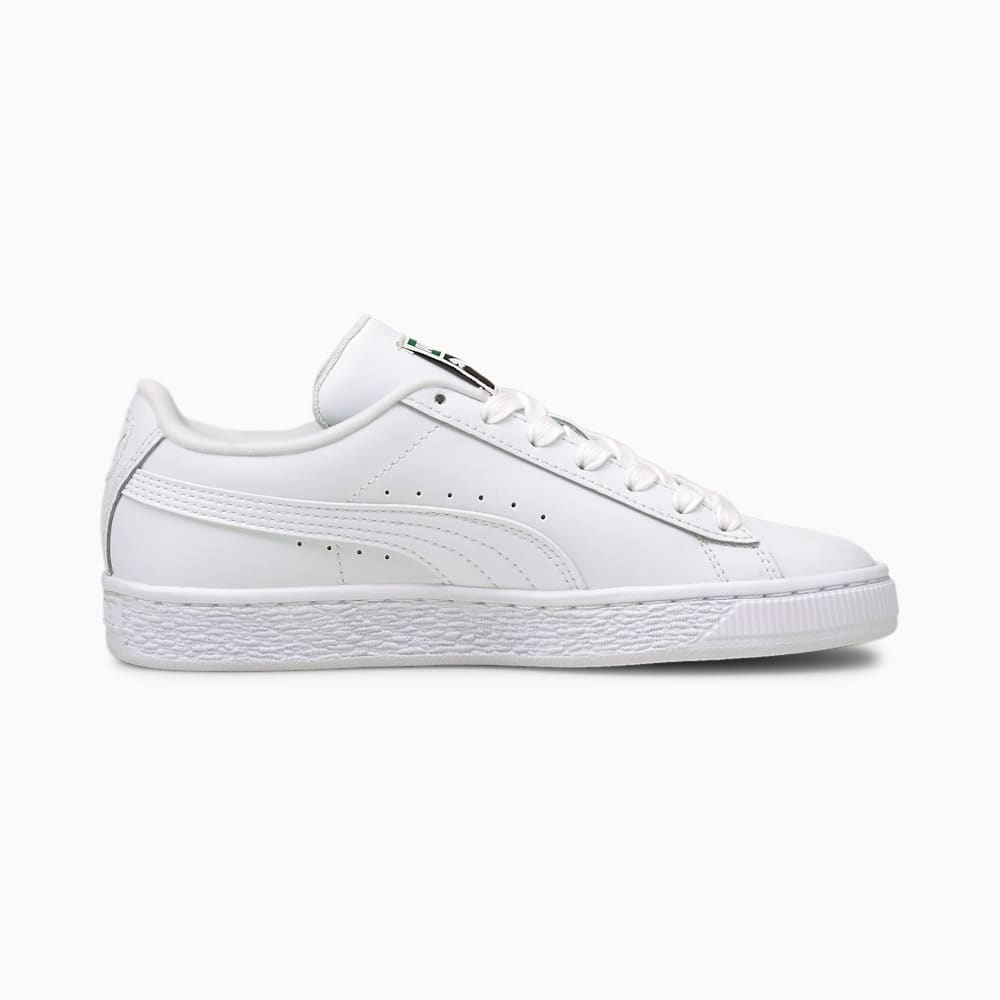 Puma Basket Classic XXI Big Kids Sneakers - White-White