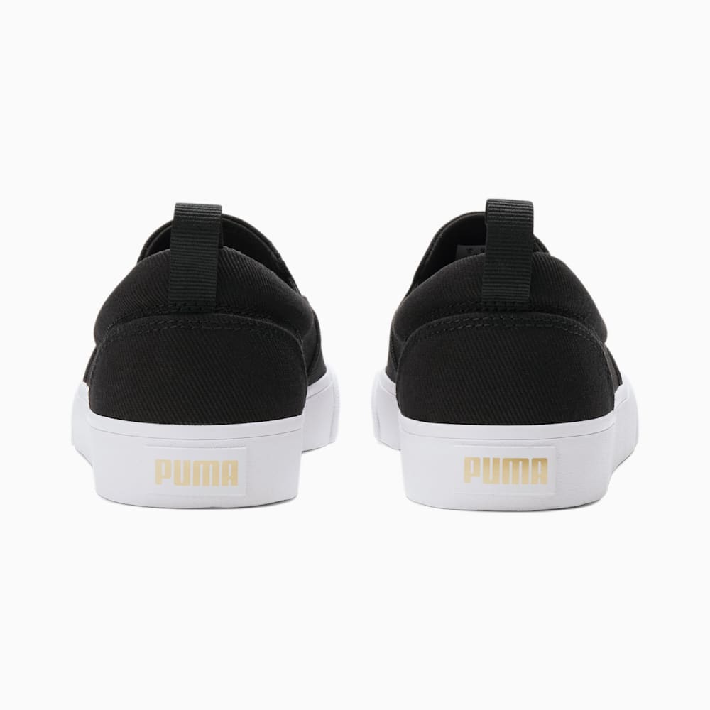 Puma Bari Slip-On Comfort Shoes - Black-Team Gold