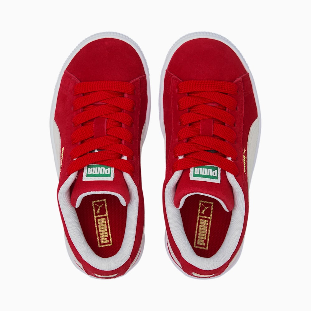 Puma Suede Classic XXI Little Kids Shoes - High Risk Red-White