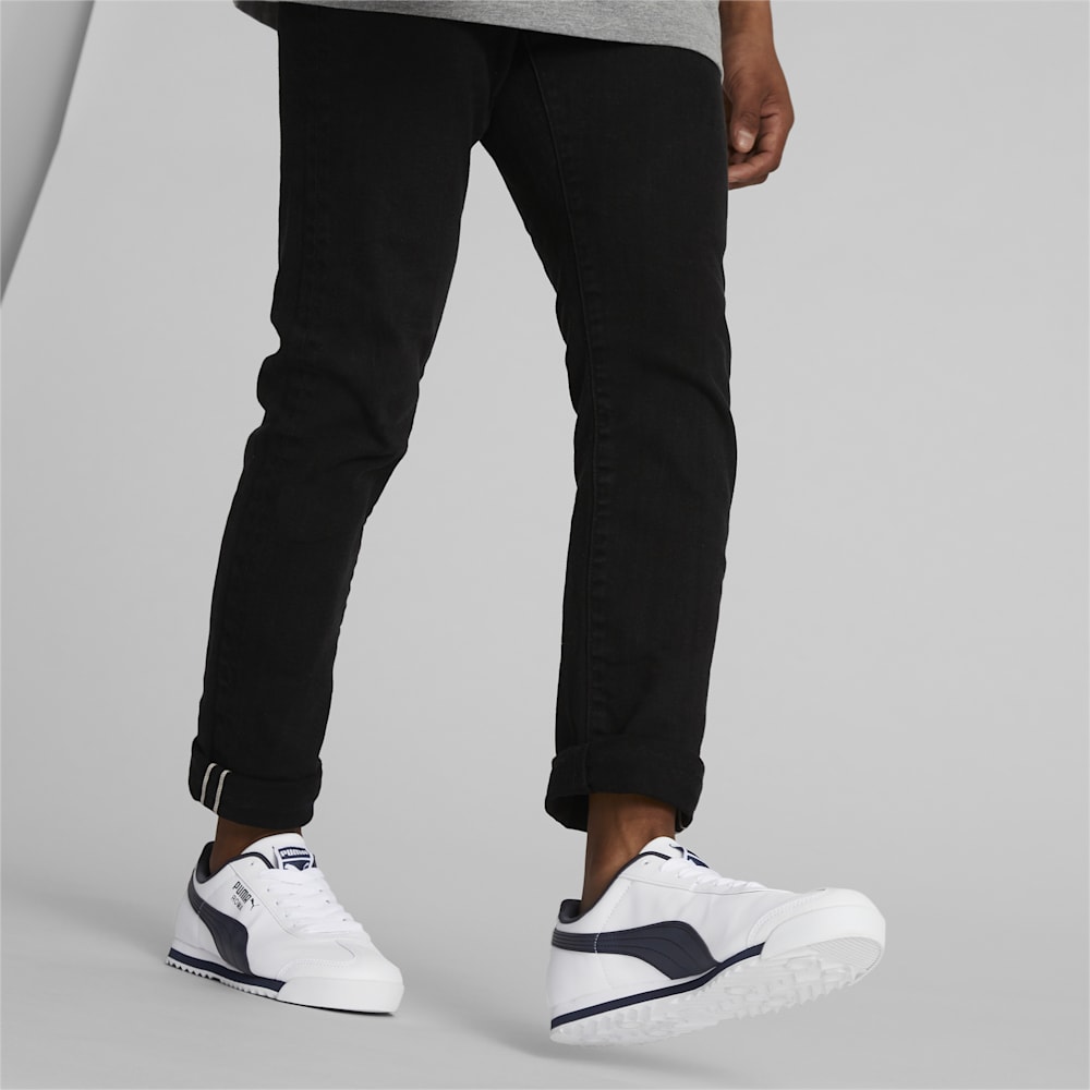 Puma Roma Basic Sneakers - white-new navy